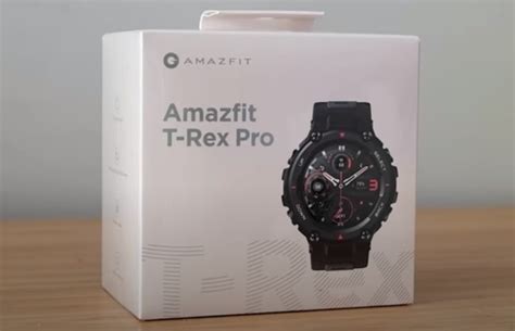 Amazfit T Rex Pro Stars In Unboxing Video Military Grade Smartwatch