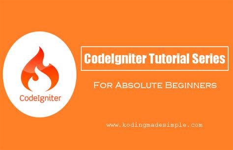 Codeigniter Tutorial Satu Trik