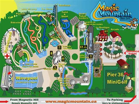 Magic Mountain SplashZone Map and Brochure (2013 - 2023 ...