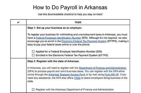 How To Do Payroll In Arkansas Everything Business Owners Need To Know