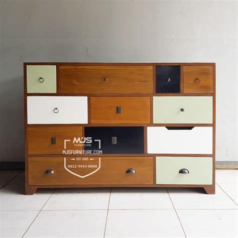 Cabinet Lemari Kecil Kayu Jati Minimalis Mjs Furniture Jepara