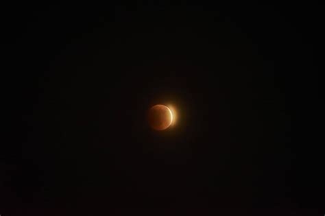 Progression Of Last Nights Eclipse Totality Achieved In About An Hour