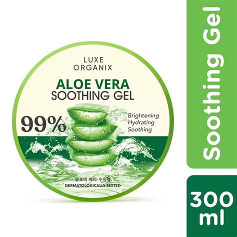 Luxe Organix 98 85 Aloe Vera Soothing Gel 300ml Shopee Philippines