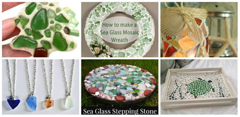 6 Projects Using Sea Glass - diy Thought