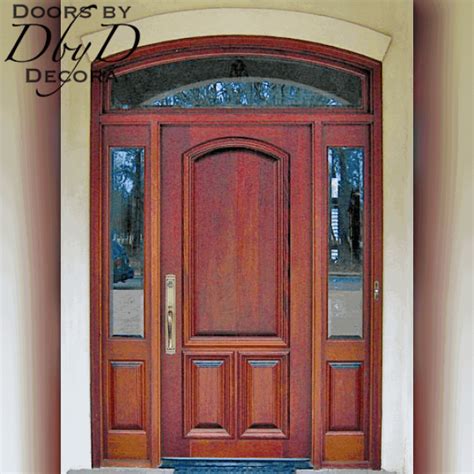 Custom Estate Solid Wood Exterior Entry Glass Doors By Decora Entry