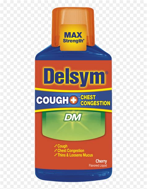 Delsym Cough Syrup , Png Download - Bottle, Transparent Png - vhv