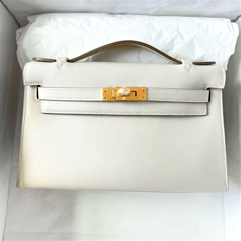 Uae And Dubai Hermes Mini Kelly Pochette Swift Ck Craie Golden