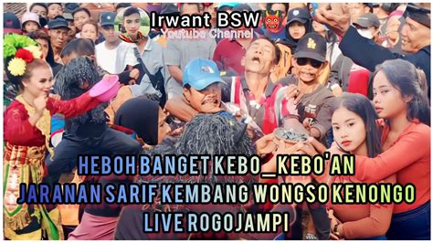 Bikin Heboh Kebo Keboan Jaranan Sarif Kembang Wongso Kenongo Live