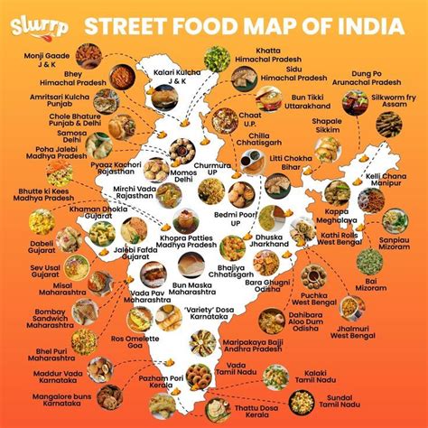 Find Your Fav Street Food On This Map Food Map Indian Street Food