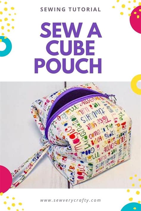 How To Make A Cube Pouch Sewing Projects For Beginners Simple Pouch