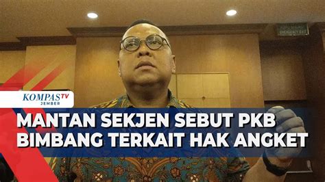 Soal Usulan Hak Angket Dugaan Kecurangan Pilpres Mantan Sekjen