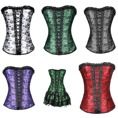 Wholesale Plus Size S Xxl Sexy Court Vintage Lace Overbust Corsets And