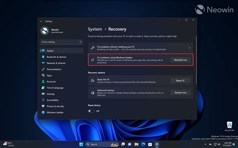 Windows Build Now Lets You Repair Your System Using Windows