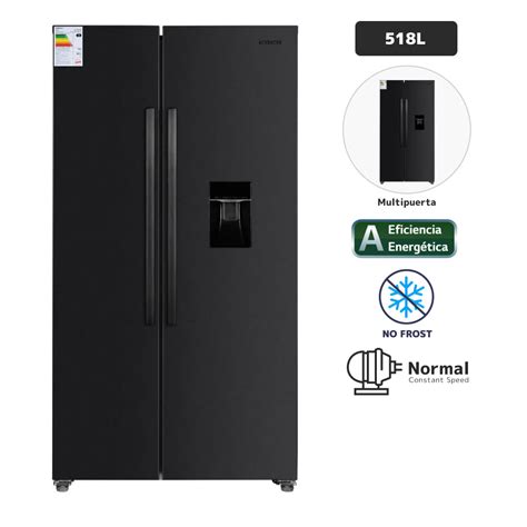 Refrigeradora Blackline 518l No Frost Sbs Bi Negro Promart