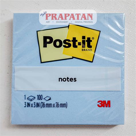 Jual Post It 3M 654 Sticky Note 76x76mm Notes Memo Tempel Shopee