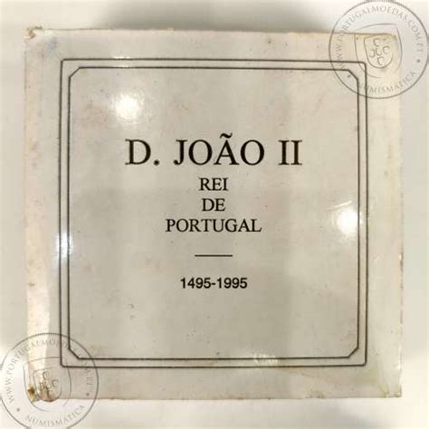 PROOF CM AG R 157 02 A6 Prata Proof 1000 Escudos 1995 D João II