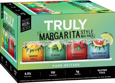 Truly Margarita Variety Pack 12pk 12oz Can Legacy Wine And Spirits