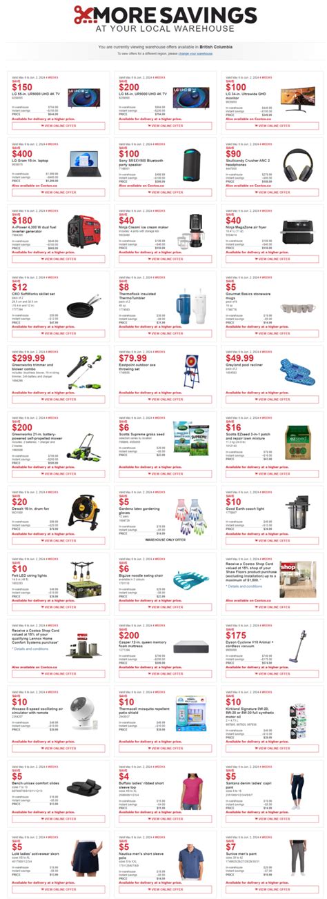 Costco Flyer Sale (BC, AB, SK & MB) May 6 - June 2, 2024