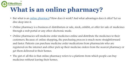 PPT All You Need To Know About Online Pharmacies Developed By