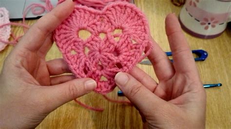 Valentine Heart Granny Square By Annoo Crochet World Toys