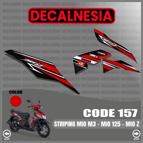 Jual Sticker Striping Mio M Semi Full Stiker Motor Yamaha Variasi