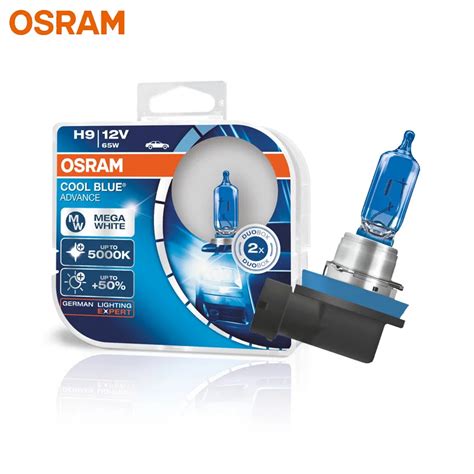 OSRAM Faro Hal Geno H9 62213CBA Para Coche Luz Blanca 5000K L Mparas