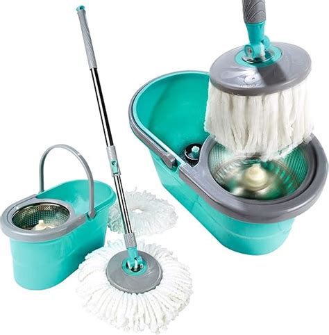 Bergman Spin Mop And Bucket Super Absorbent Microfiber Floor Mop