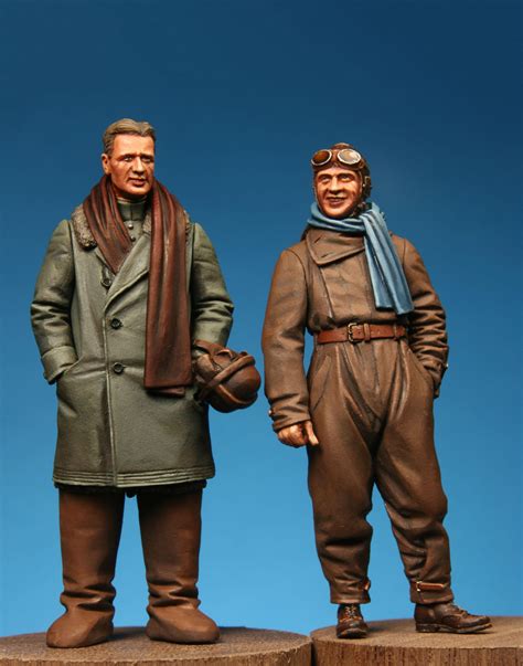 WWI German 2-seater Crew #2 Pilot & observer set - The Model Cellar