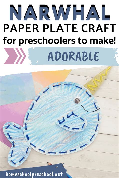 Narwhal Paper Plate Craft Artofit