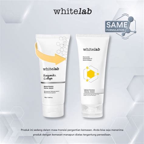 Jual Whitelab Brightening Facial Wash G Shopee Indonesia