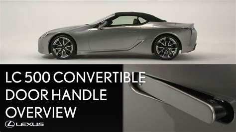 How To Operate The Lexus LC 500 Door Handle Lexus YouTube