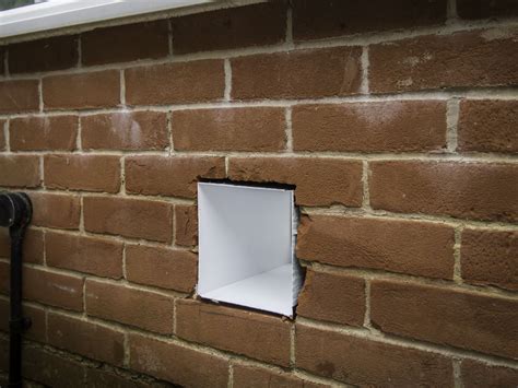 Cat Flap Installation In Walls Brick Rendered And Breezeblock