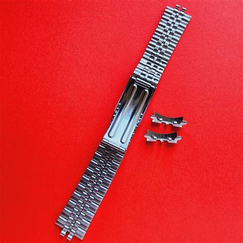 Pulsar Watch Bracelet Vintage 18mm End Link 0158a Band Stainless Steel Band Ebay