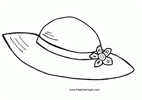 Free Printable Top Hat Coloring Page - Coloring Home