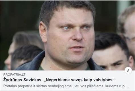 Vytautas Sinica Tikiu Kad Ydr Nas Savickas Skundais Teismams Nebus