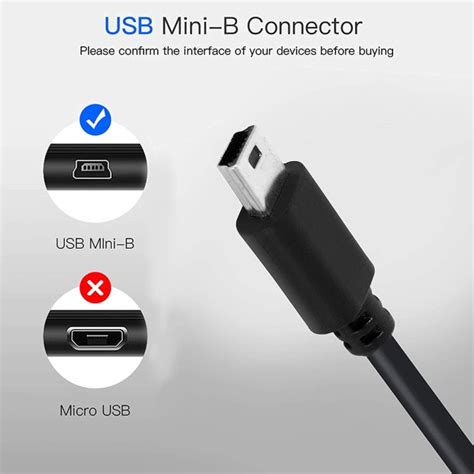 Saitech It 2 Pack Mini Usb Otg Cable For Digital Cameras Usb A Female To Mini Usb B 5 Pin