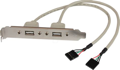 ST USBPLATE: Slot Plate 2x USB-A Port at reichelt elektronik
