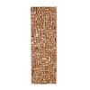 Litton Lane 16 In X 48 In Mango Wood Brown Handmade Geometric Block