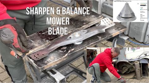 How To Sharpen And Balance A Lawn Mower Blade The Correct Way Youtube