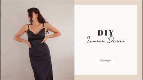 Diy Louise Cowl Neck Slip Dress Tutorial Tintofmintpatterns Dress