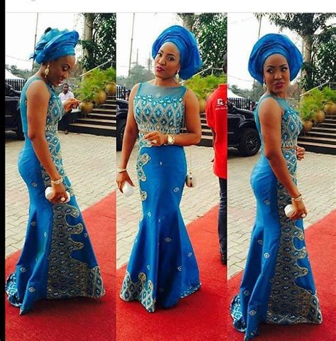 Creative Aso Ebi Long Gown Design Dezango African Fashion African Dresses For Women