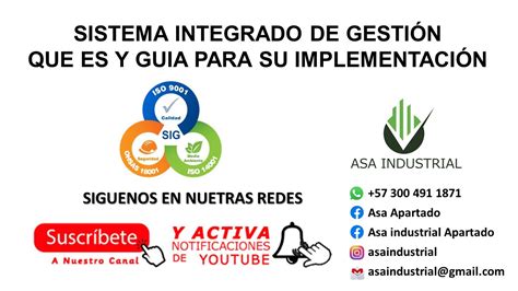 Sistema Integrado De GestiÓn Que Es Y IntroducciÓn Youtube