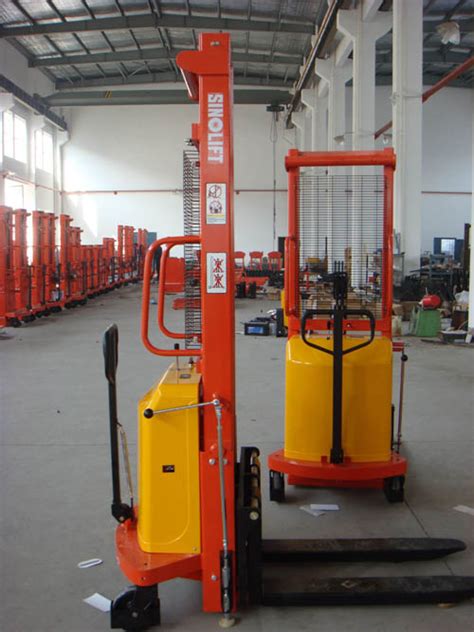 Ctd Single Mast Semi Electric Stacker Products Sinolift Material