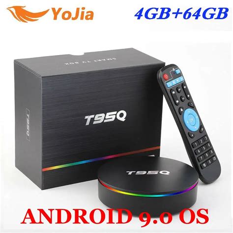 Amlogic S905X2 Android 9 0 TV BOX T95Q 4K Smart Media Player T95Q 4GB