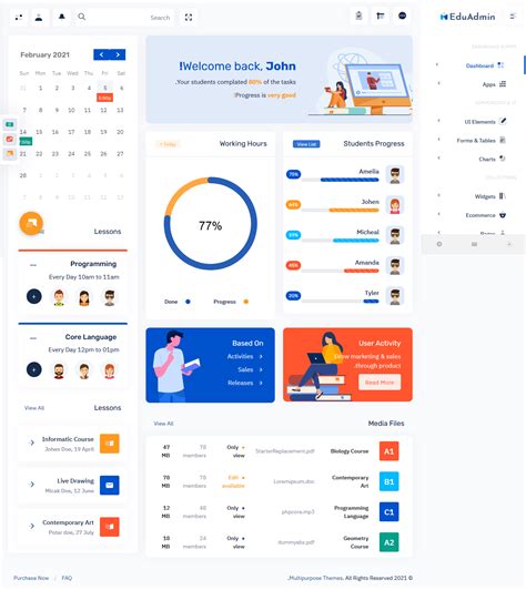 Eduadmin RTL Light Responsive Bootstrap 5 Admin With Bootstrap UI Kit