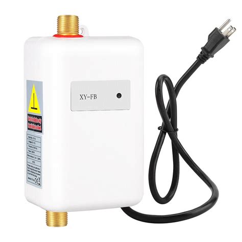 KingFurt Tankless Instant Hot Water Heater 110V 3000W Mini Electric