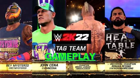 Wwe K Tag Team Match John Cena And Rey Mysterio Vs Brock Lesnar And