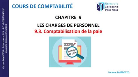 9 3 Comptabilisation de la paie Cours de comptabilité générale YouTube