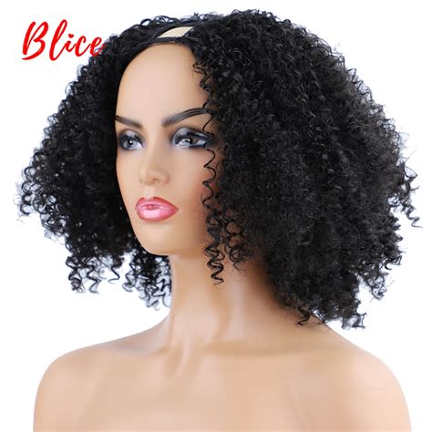 Blice Peluca De Cabello Rizado Afro Para Mujer Postizo De 16 Pulgadas