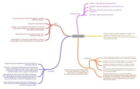 Placa de retea - Coggle Diagram